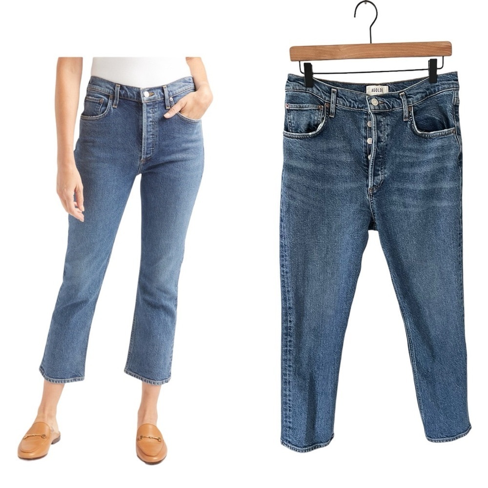 Agolde Blue Ankle & Cropped Jeans